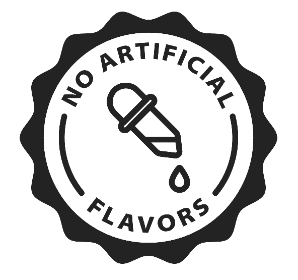 No artificial flavors used in our beverages.