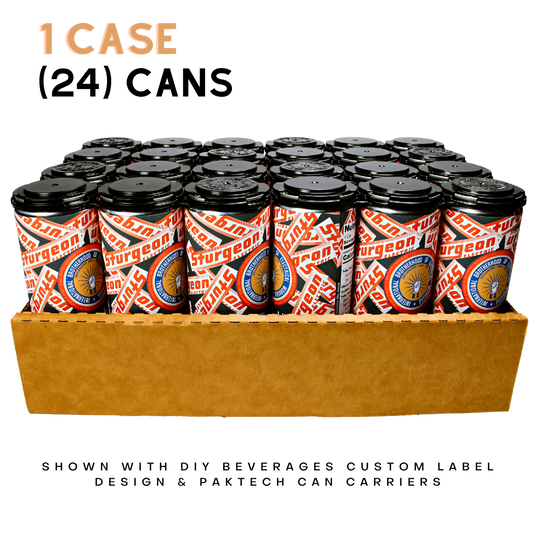 One case of 24 cans pictured in cardboard box pickup or shipped to you.