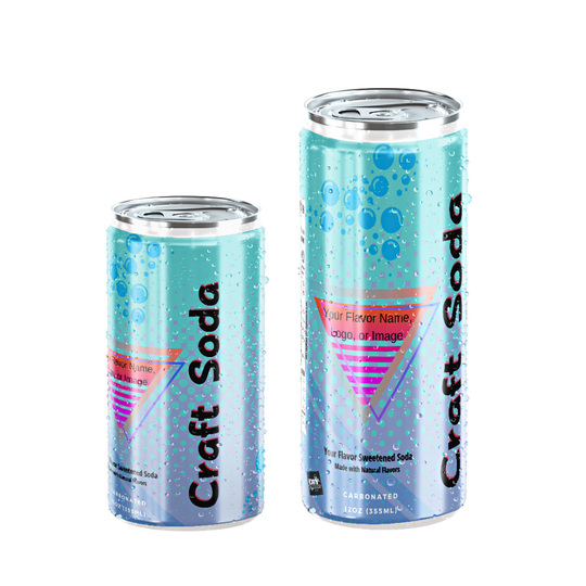 Sweetened craft soda made to your taste and preferences.  