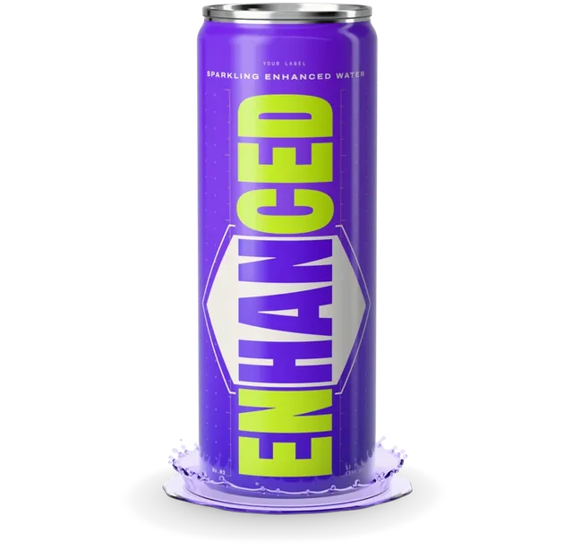 Sparkling Enhanced Water can
