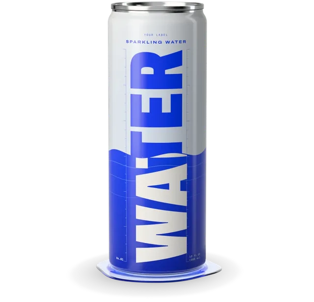 Sparkling Water can